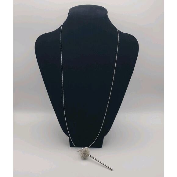 Simone I. Smith A Sweet Touch of Hope Crystal Platinum Over Sterling Lollipop - Picture 1 of 11